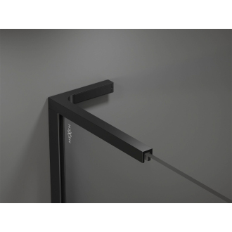 Mexen Kyoto L Walk-in sprchová stena 90 x 200 cm, grafit, čierna - 800-090-103-70-40