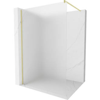 Mexen Kioto Walk-in sprchová stena 70x200 cm, mráz 8, brúsené zlato 800-070-101-55-30
