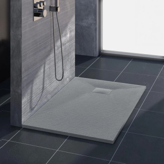 REA Magnum sprchová vanička 100x80 sivá REA-K4107