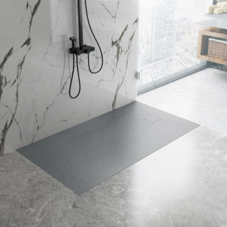 REA Magnum sprchová vanička 100x80 sivá REA-K4107