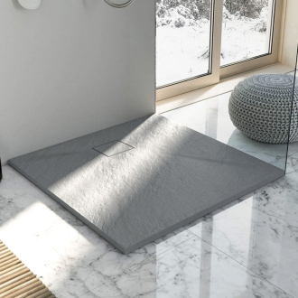 REA Magnum sprchová vanička 90x90 sivá REA-K4106