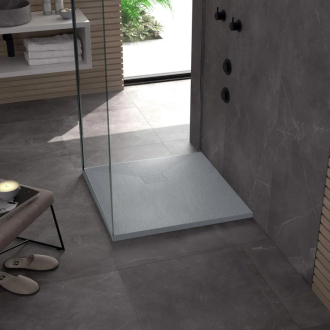 REA Magnum sprchová vanička 90x90 sivá REA-K4106