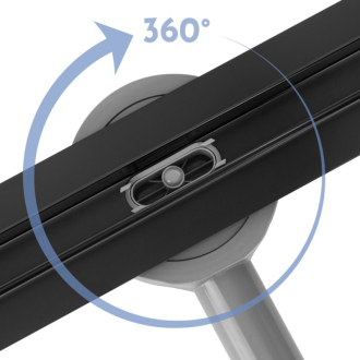 REA Odtokový žľab Neox Slim Pro čierna 80 REA-G2710