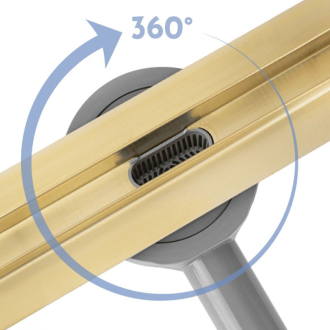 REA Odtokový žľab Neox Slim Pro, zlatá 60 REA-G2717