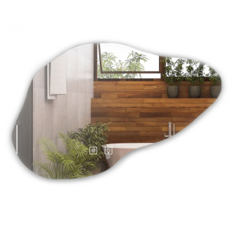 REA Zrkadlo LED Cloud B 100x70cm HOM-05502