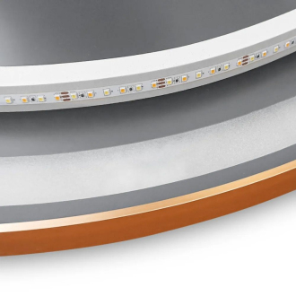 REA Zrkadlo LED 60cm, kartáčovaná meď HOM-05491