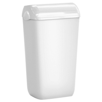 COLORED odpadkový kôš nástenný s vekom 23l, ABS, biela A74201-1