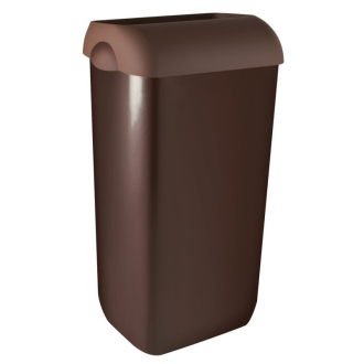 COLORED odpadkový kôš nástenný s vekom 23l, ABS, hnedá A74201MA-1