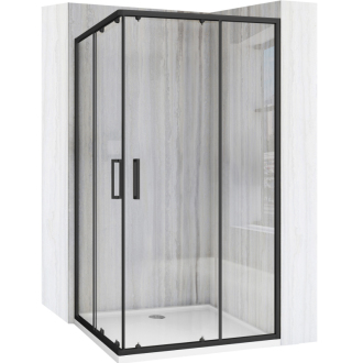 REA City sprchový kút 80x100, čierna REA-K6449