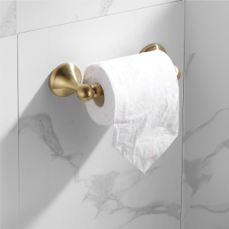REA Držiak na toaletný papier, kartáčovaná zlatá REA-06920