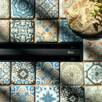 REA Odtokový žľab Neox Slim Pro čierna 80 REA-G2710