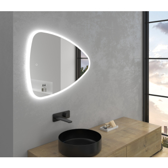 CERANO - Kúpeľňové LED zrkadlo Riflettore - 80x65 cm