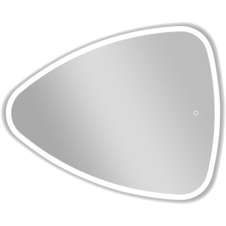CERANO - Kúpeľňové LED zrkadlo Riflettore - 90x75 cm