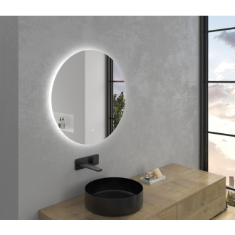 CERANO - Kúpeľňové LED zrkadlo Specchio - Ø 80 cm