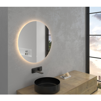 CERANO - Kúpeľňové LED zrkadlo Specchio - Ø 80 cm