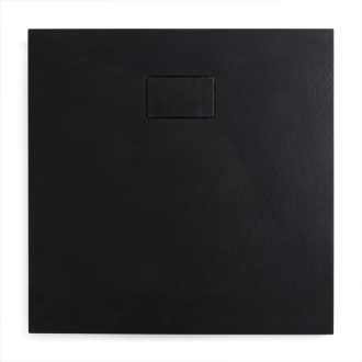 CERANO Sprchová vanička štvorcová Gusto čierna matná 80x80 cm CER-414563