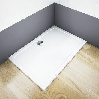 CERANO Sprchová vanička z liateho mramoru obdĺžniková Piato biela matná 160x80cm CER-GSR8016