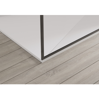 CERANO Sprchová zástena Walk-in Moreli L/P čierna matná, transp.sklo 70x200 cm CER-417602
