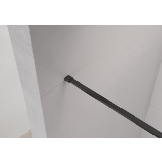 CERANO Sprchová zástena Walk-in Moreli L/P čierna matná, transp.sklo 70x200 cm CER-417602