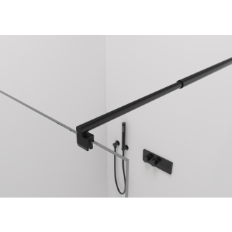 CERANO Sprch.zástena Walk-in Onyx L/P čierna matná, transp.sklo 70x200cm CER-DY101B-70-200