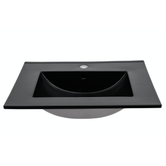 COMAD UM-LAVA BLACK 80 DP Nábytkové umývadlo, čierna