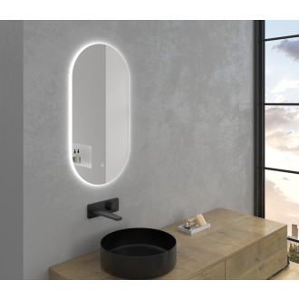 CERANO Kúpeľňové LED zrkadlo Argento 80x40 cm CER-429331