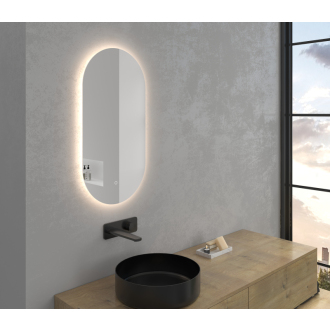 CERANO Kúpeľňové LED zrkadlo Argento 80x40 cm CER-429331