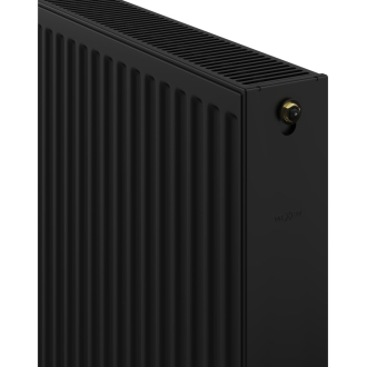 Oceľový radiátor Mexen CV22 400x600, spod. príp., 711 W, čierny W622-040-060-70