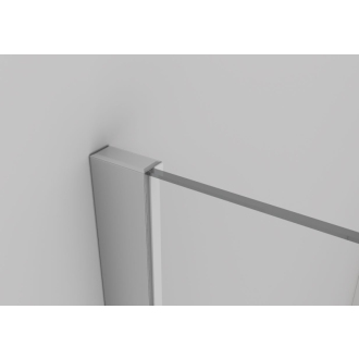 CERANO Sprchovací kút Varone L/P chróm, transparentné sklo 140x80cm posuvný CER-DY505-14080