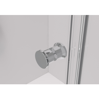 CERANO Sprchovací kút Volpe Duo L/P chróm, transparentné sklo 70x70 cm skladací CER-427357