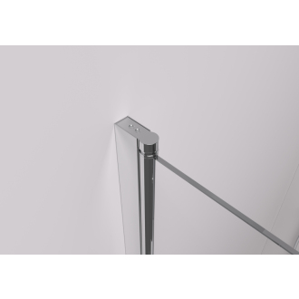 CERANO Sprchovací kút Volpe Duo L/P chróm, transparentné sklo 70x70 cm skladací CER-427357