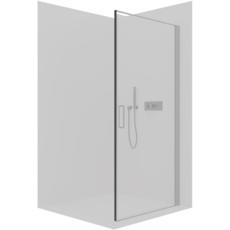 CERANO Stenový profil pre inštaláciu do niky Porte L/P čierna matná 190 cm CER-476318