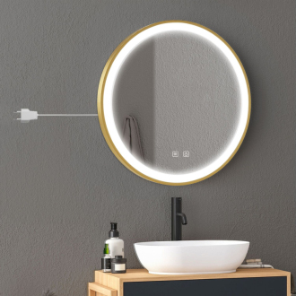 REA Zrkadlo LED 80cm HOM-02503