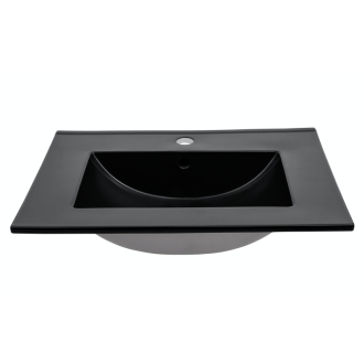 COMAD UM-LAVA BLACK 60 DP Nábytkové umývadlo, čierna