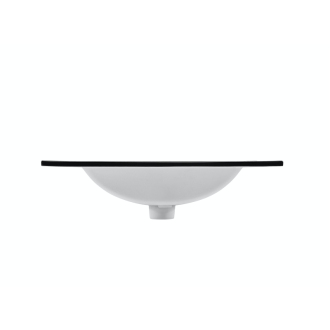 COMAD UM-LAVA BLACK 60 DP Nábytkové umývadlo, čierna