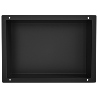CERANO Zápustná polička do obkladu čierna matná 30x20x10 cm CER-417470