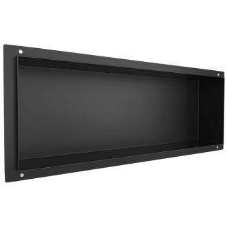 CERANO Zápustná polička do obkladu čierna matná 60x20x10 cm CER-417476