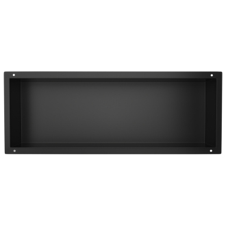 CERANO Zápustná polička do obkladu čierna matná 60x20x10 cm CER-417476