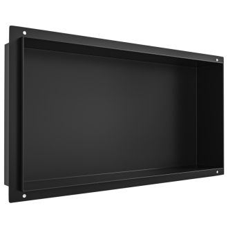 CERANO Zápustná polička do obkladu čierna matná 60x30x10 cm CER-417479