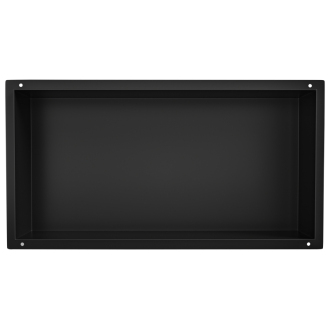 CERANO Zápustná polička do obkladu čierna matná 60x30x10 cm CER-417479