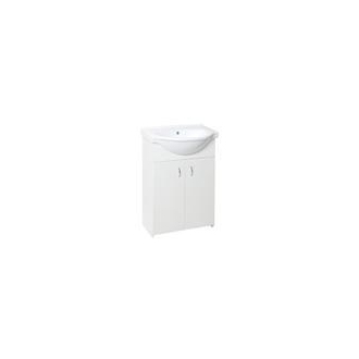 SIMPLE spodná skrinka s umývadlom 55, biela, SIMPLE55WH