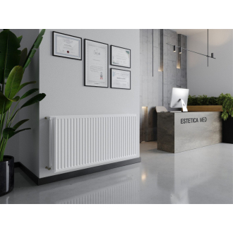 Mexen CH30 radiátor 400x1200, bočné pripojenie, 1315 W, biely W430H-040-120-00