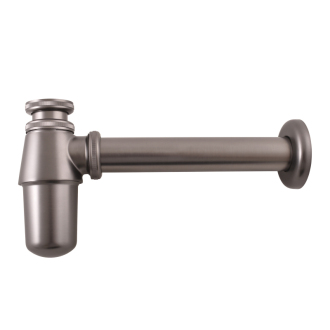 sifón umývadlový s prevlečnou maticou 5/4“, priemer 32 mm - kov metal grey MD0545MG