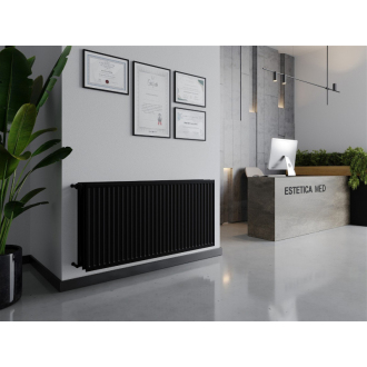 Mexen CH30 radiátor 300x1800, bočné pripojenie, 1570 W, čierny W430H-030-180-70