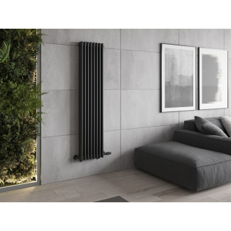 Dekoratívny radiátor Mexen Denver 1600 x 378 mm, 1487 W, antracit - W215-1600-378-00-66