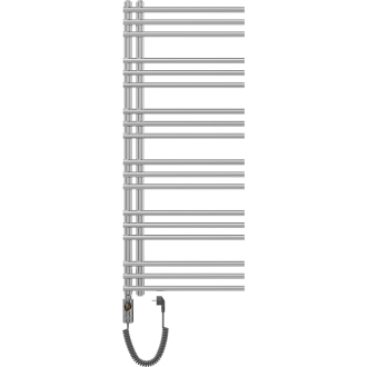 Mexen Neptún elektrický radiátor 1200 x 500 mm, 600 W, chróm - W101-1200-500-2600-01