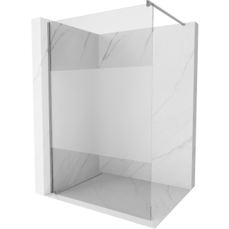 Mexen Kioto Walk-in sprchová stena 70x200, transp./frost 8, kefa. kov 800-070-101-95-35