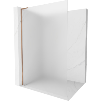 Mexen Kyoto L Walk-in sprchová stena 80 x 200 cm, mráz, ružové zlato - 800-080-103-60-30