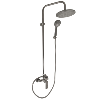 NIL Batéria sprchová a ručná sprchou-rozteč 150mm metal grey - kartáčovaná NL182.5/7MGK