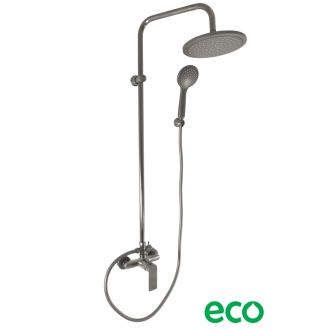 NIL Batéria sprchová a ručná sprchou-rozteč 150mm metal grey - kartáčovaná NL182.5/7MGK